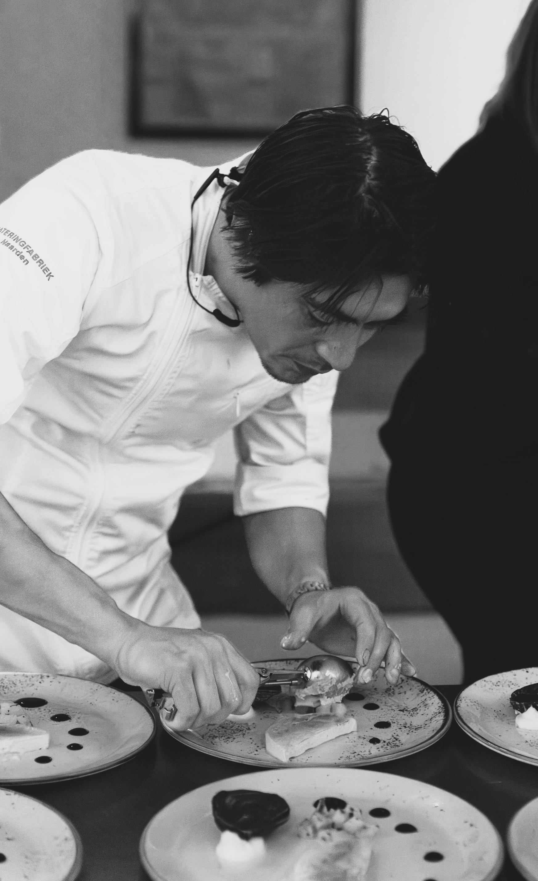 Chef aan het werk